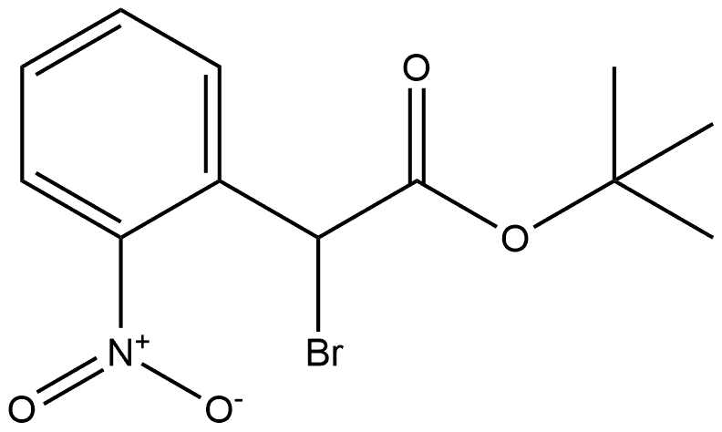Benzeneacetic acid, α-bromo-2-nitro-, 1,1-dimethylethyl ester