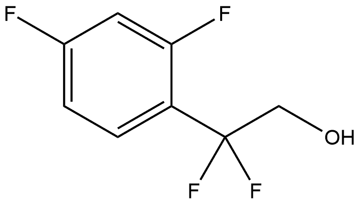 2-(2，4-difluorophenyl)-2，2-difluoroethan-1-ol 结构式