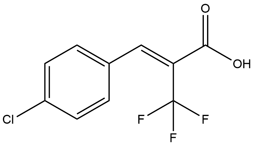 (Z)-3-(4-氯苯基)-2-(三氟甲基)败脂酸, 1583308-97-7, 结构式
