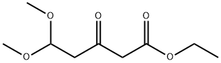 Pentanoic acid, 5,5-dimethoxy-3-oxo-, ethyl ester Structure