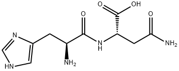 L-Asparagine, L-histidyl- Structure