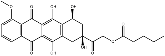 Doxorubicinone Valerate 化学構造式
