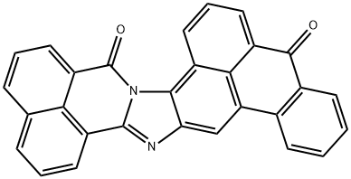 5H,10H-Anthra[9,1:5,6,7]benzimidazo[2,1-a]benz[de]isoquinoline-5,10-dione  (9CI) 结构式