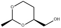 1,3-Dioxane-4-methanol, 2-methyl-, (2S-cis)- (9CI) Struktur