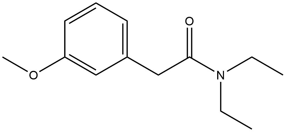 N,N-Diethyl-3-methoxybenzeneacetamide 结构式