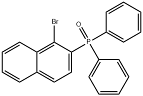 Phosphine oxide, (1-bromo-2-naphthalenyl)diphenyl- Structure