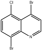 4,8-二溴-5-氯喹啉, 1592313-49-9, 结构式