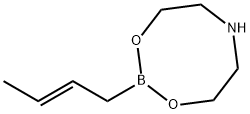 4H-?1,?3,?6,?2-?Dioxazaborocine, 2-?(2-?butenyl)?tetrahydro-?, (E)?- (9CI) Struktur