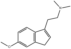 1H-Indene-3-ethanamine, 6-methoxy-N,N-dimethyl- Structure