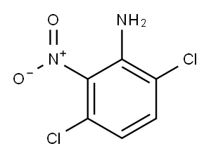 Benzenamine, 3,6-dichloro-2-nitro- Structure