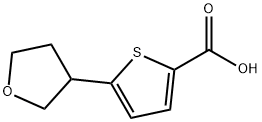 5-(oxolan-3-yl)thiophene-2-carboxylic acid Structure