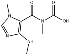Carbamic acid, N-methyl-N-[[1-methyl-4-(methylamino)-1H-imidazol-5-yl]carbonyl]- Structure