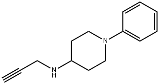 1-苯基-N-(丙-2-炔-1-基)哌啶-4-胺 结构式