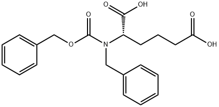 Hexanedioic acid, 2-[[(phenylmethoxy)carbonyl](phenylmethyl)amino]-, (S)- (9CI) 结构式