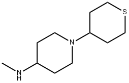 N-Methyl-1-(tetrahydro-2H-thiopyran-4-yl)-4-piperidinamine Structure