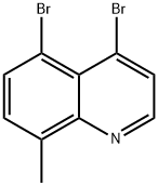 4,5-Dibromo-8-methylquinoline 化学構造式