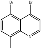4,5-Dibromo-8-methylquinoline 结构式