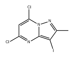1601808-18-7 Pyrazolo[1,5-a]pyrimidine, 5,7-dichloro-3-iodo-2-methyl-
