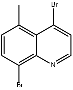 4,8-dibromo-5-methylquinoline 化学構造式