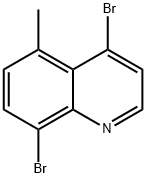 4,8-dibromo-5-methylquinoline 结构式