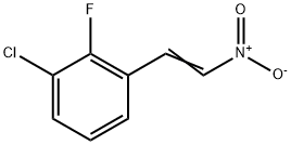 1-氯-2-氟-3-(2-硝基乙烯基)苯 结构式