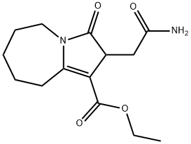 3H-Pyrrolo[1,2-a]azepine-1-carboxylic acid, 2-(2-amino-2-oxoethyl)-2,5,6,7,8,9-hexahydro-3-oxo-, ethyl ester