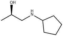 (2R)-1-(cyclopentylamino)propan-2-ol Struktur