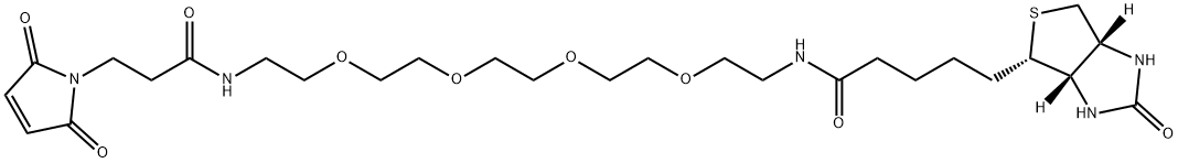 Biotin-PEG4-Mal Struktur