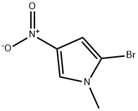 1H-Pyrrole, 2-bromo-1-methyl-4-nitro- Struktur