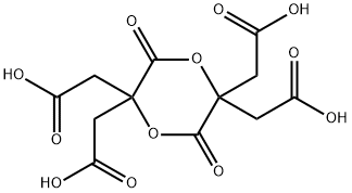 3,6-二氧-1,4-二氧杂-2,2,5,5-四乙酸, 160784-63-4, 结构式