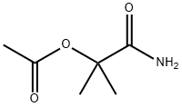 1-Amino-2-methyl-1-oxopropan-2-yl acetate Structure