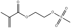 2-Propenoic acid, 2-methyl-, 2-[(methylsulfonyl)oxy]ethyl ester Struktur