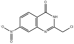 2-(chloromethyl)-7-nitro-3,4-dihydroquinazolin-4-one 结构式