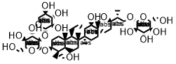 凤仙萜四醇苷 F, 160896-45-7, 结构式