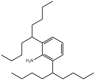 Benzenamine, 2,6-bis(1-butylpentyl)- Structure