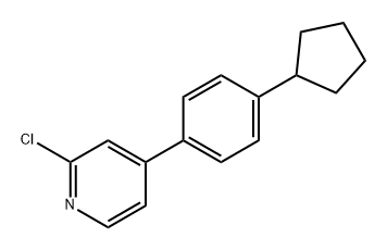 Pyridine, 2-chloro-4-(4-cyclopentylphenyl)-