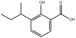 Benzoic acid, 2-?hydroxy-?3-?(1-?methylpropyl)?- Structure
