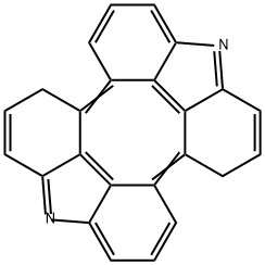 Cycloocta[1,2,3,4-def:5,6,7,8-d'e'f']dicarbazole, 4,11-dihydro- 结构式