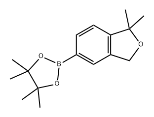 Isobenzofuran, 1,3-dihydro-1,1-dimethyl-5-(4,4,5,5-tetramethyl-1,3,2-dioxaborolan-2-yl)- Struktur