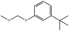 Benzene, 1-(1,1-dimethylethyl)-3-(methoxymethoxy)- Struktur