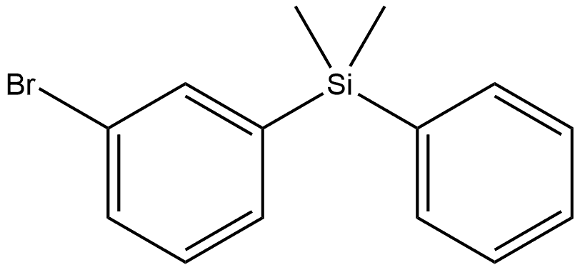 1-Bromo-3-(dimethylphenylsilyl)benzene Structure
