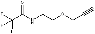 Acetamide, 2,2,2-trifluoro-N-[2-(2-propyn-1-yloxy)ethyl]- Structure