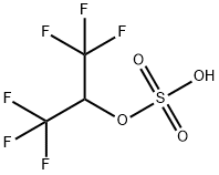 2-Propanol, 1,1,1,3,3,3-hexafluoro-, 2-(hydrogen sulfate) Structure