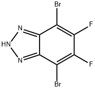 2H-Benzotriazole, 4,7-dibromo-5,6-difluoro- Structure