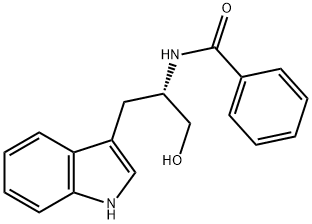 Benzamide, N-[2-hydroxy-1-(1H-indol-3-ylmethyl)ethyl]-, (S)- (9CI),161709-36-0,结构式