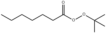 Heptaneperoxoic acid 1,1-dimethylethyl ester Structure
