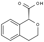 1H-2-Benzopyran-1-carboxylic acid, 3,4-dihydro-, (R)- (9CI) 结构式