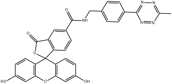 5-FAM ME-TETRAZINE 结构式