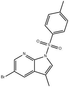 5-溴-3-甲基-1-甲苯磺酰基-1H-吡咯并[2,3-B]吡啶, 1620574-95-9, 结构式