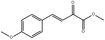 4 -(4-甲氧基苯基)-2-氧羰基-3-烯酸甲酯 结构式